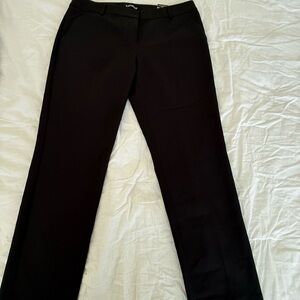 Express Black Straight-Leg Dress Pants